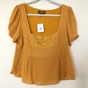 NWT - Nordstrom Yellow Blouse